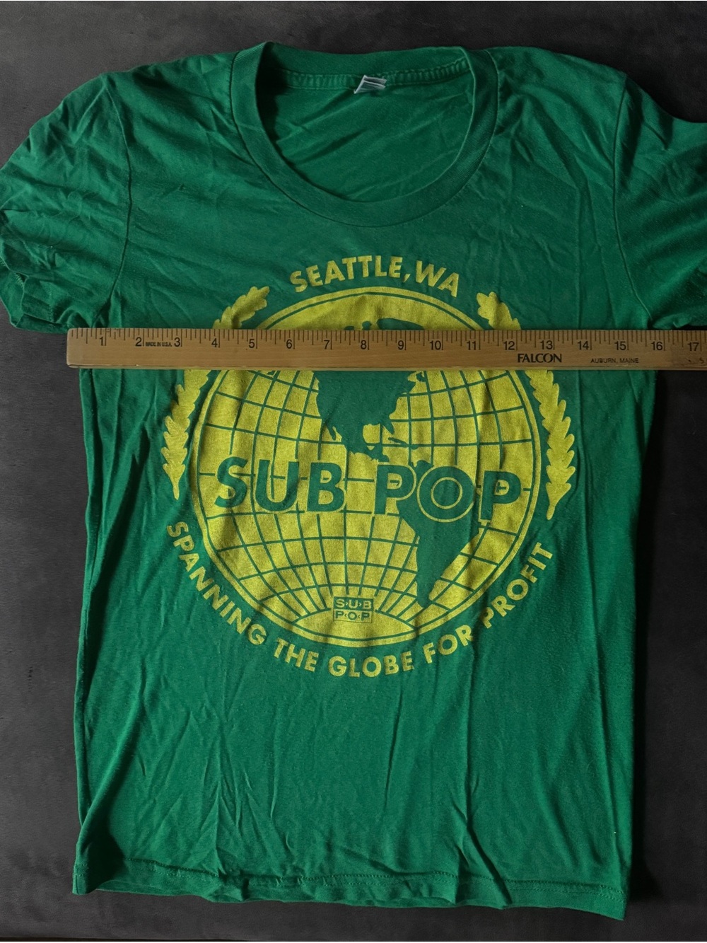 women’s retro style cap sleeve sub pop tee